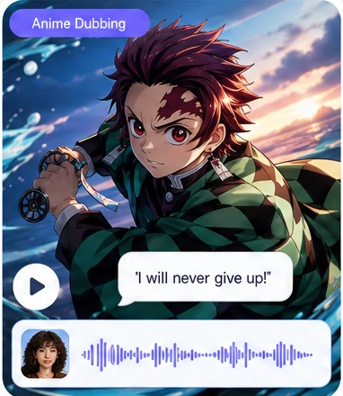 Anime Dubbing example