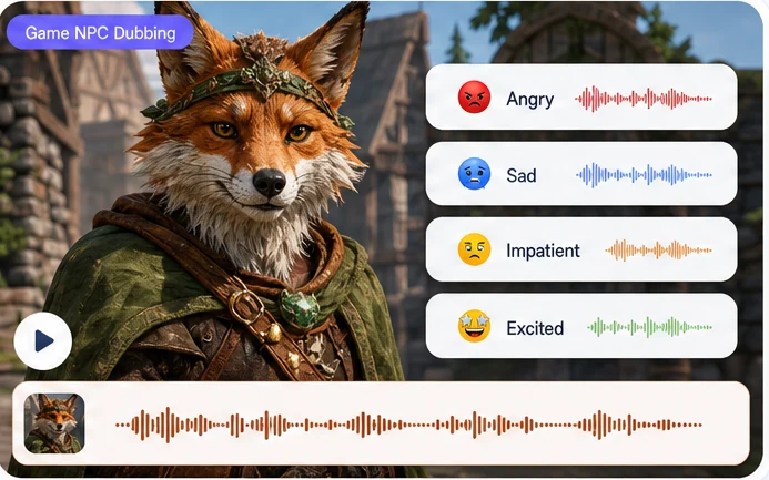Game NPC Dubbing example