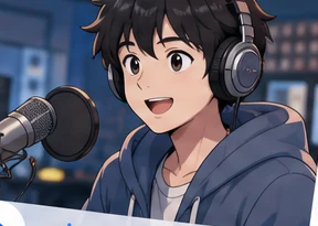2D Animation voice example