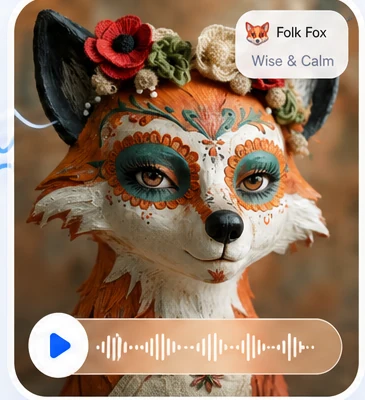 Folk Fox voice character